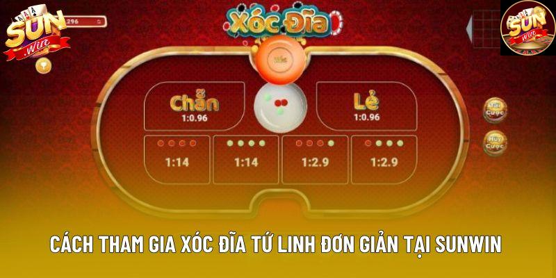 Cách tham gia xóc đĩa tứ linh đơn giản tại Sunwin 
