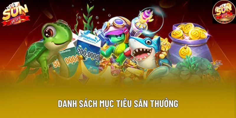 Danh sách mục tiêu săn thưởng Danh sách mục tiêu săn thưởng