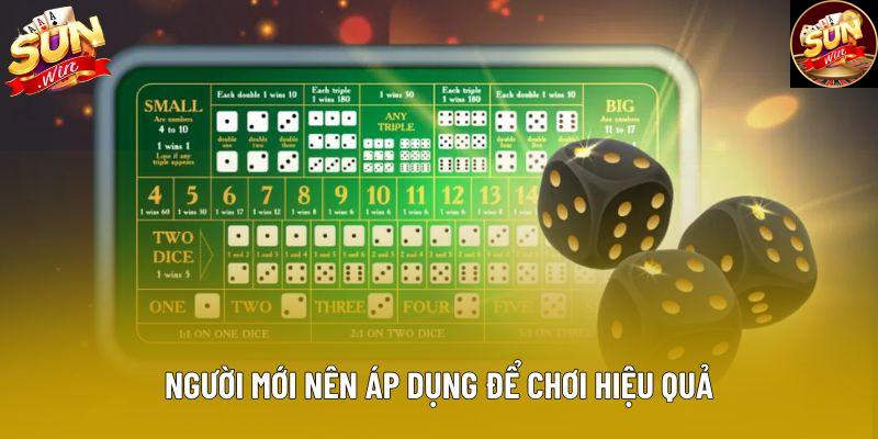 Người mới nên áp dụng để chơi hiệu quả Người mới nên áp dụng để chơi hiệu quả