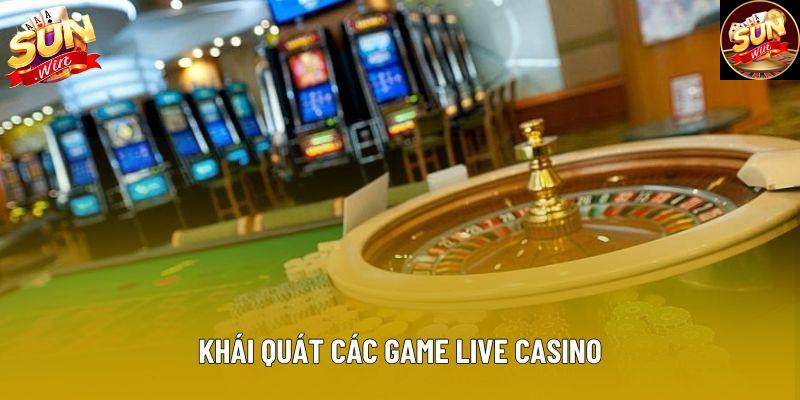 Khái quát các game live casino Khái quát các game live casino