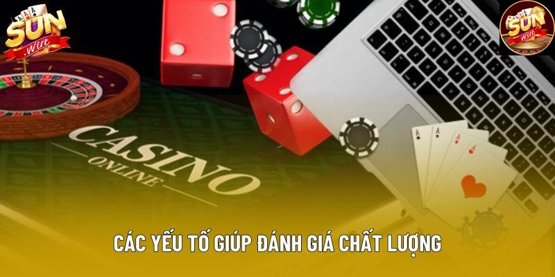 Các yếu tố giúp đánh giá chất lượng Các yếu tố giúp đánh giá chất lượng