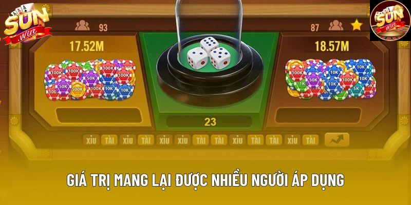 Giá trị mang lại được nhiều người áp dụng Giá trị mang lại được nhiều người áp dụng