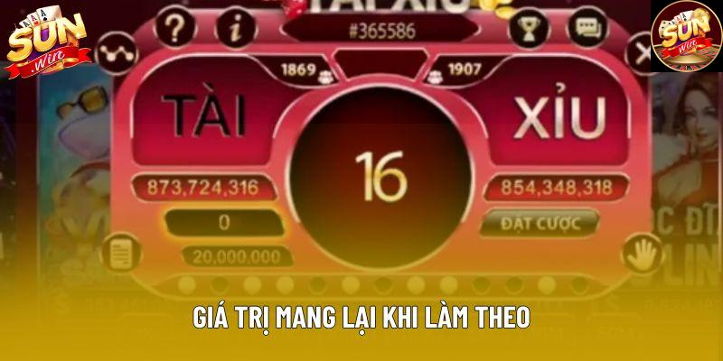 Giá trị mang lại khi làm theo Giá trị mang lại khi làm theo