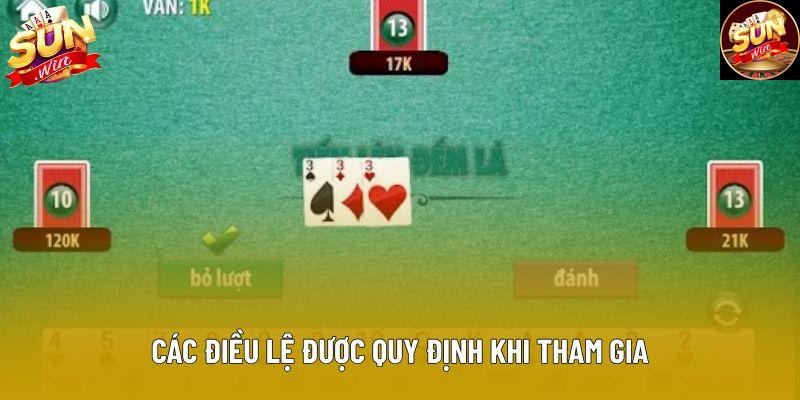 Các điều lệ được quy định khi tham gia Các điều lệ được quy định khi tham gia
