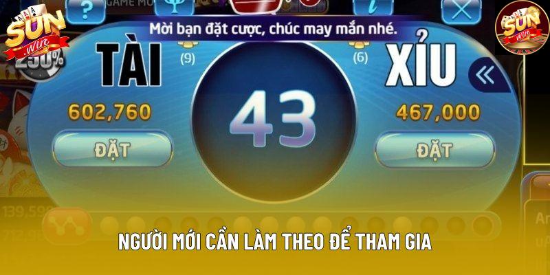 Người mới cần làm theo để tham gia Người mới cần làm theo để tham gia