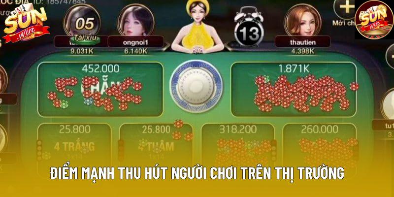 Điểm mạnh thu hút người chơi trên thị trường Điểm mạnh thu hút người chơi trên thị trường